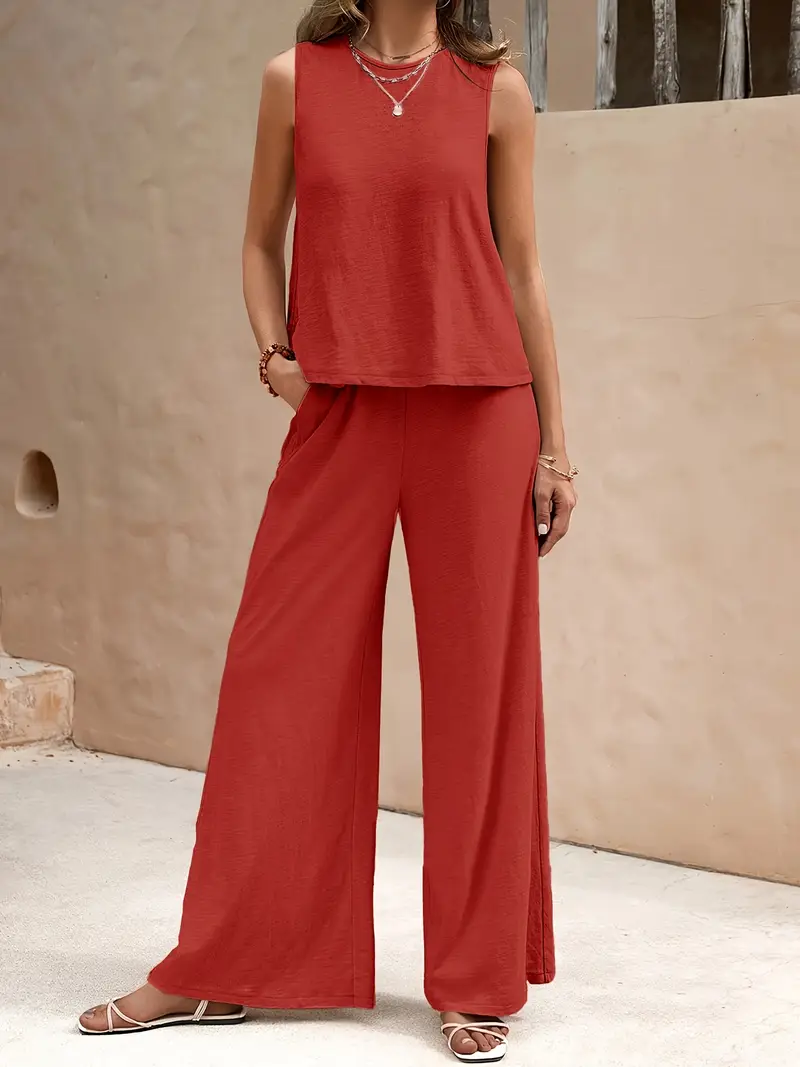 Remy – Elegantes Set aus ärmellosem Top und Hose - Image 30