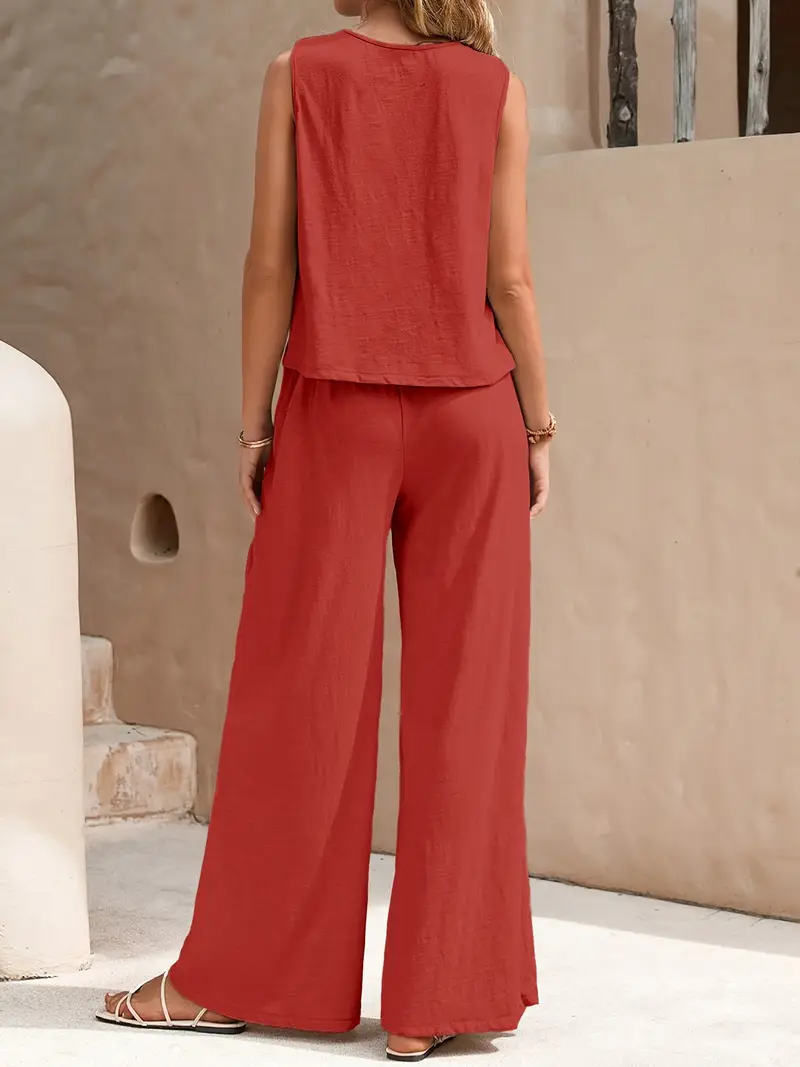 Remy – Elegantes Set aus ärmellosem Top und Hose - Image 32