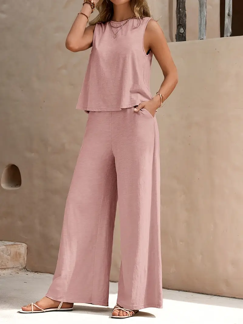 Remy – Elegantes Set aus ärmellosem Top und Hose - Image 33