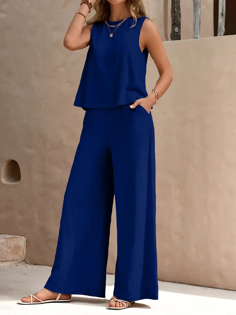 Remy – Elegantes Set aus ärmellosem Top und Hose - Image 36