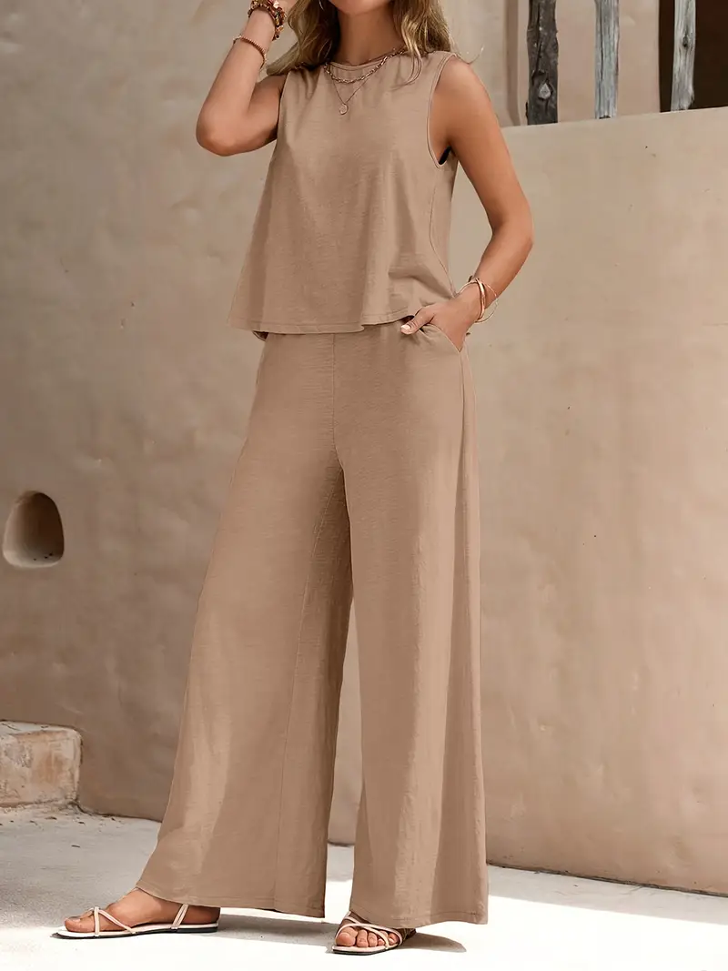 Remy – Elegantes Set aus ärmellosem Top und Hose - Image 37