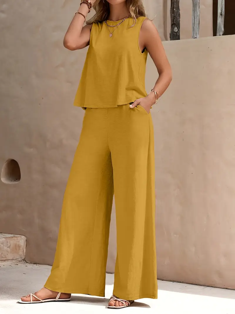 Remy – Elegantes Set aus ärmellosem Top und Hose - Image 38