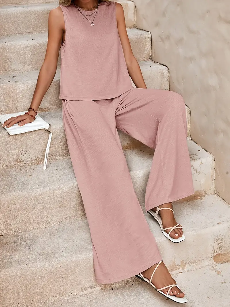 Remy – Elegantes Set aus ärmellosem Top und Hose - Image 4
