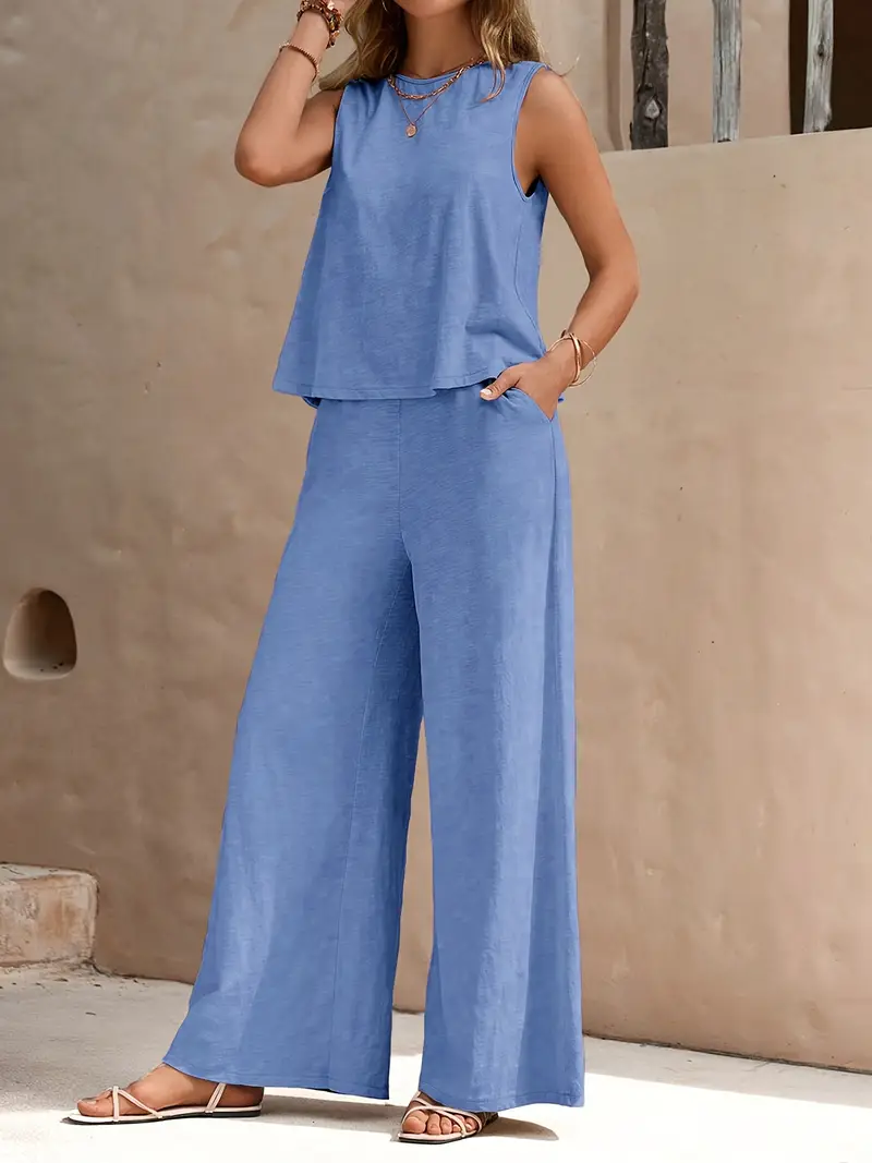 Remy – Elegantes Set aus ärmellosem Top und Hose - Image 40