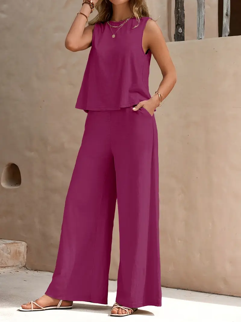 Remy – Elegantes Set aus ärmellosem Top und Hose - Image 41