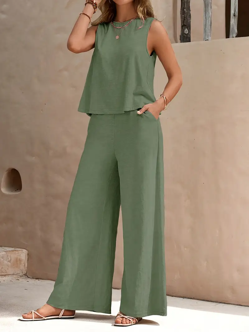 Remy – Elegantes Set aus ärmellosem Top und Hose - Image 42
