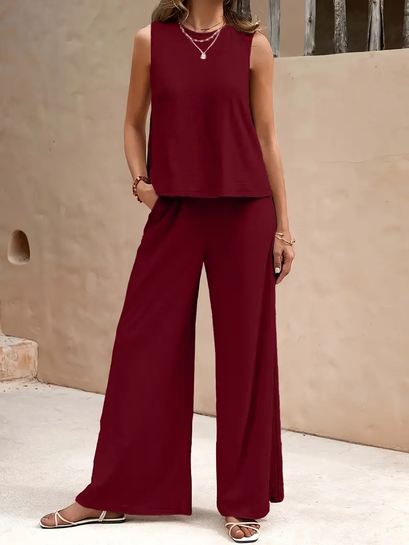 Remy – Elegantes Set aus ärmellosem Top und Hose - Image 8