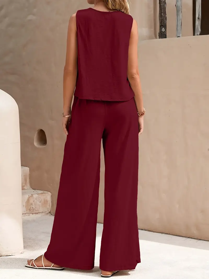 Remy – Elegantes Set aus ärmellosem Top und Hose - Image 9