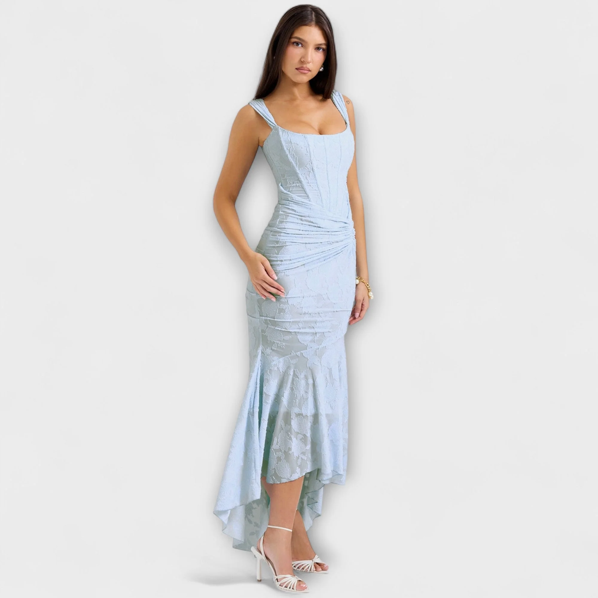 Renske - Stilvolles Maxikleid mit kunstvollem Korsett - Image 41
