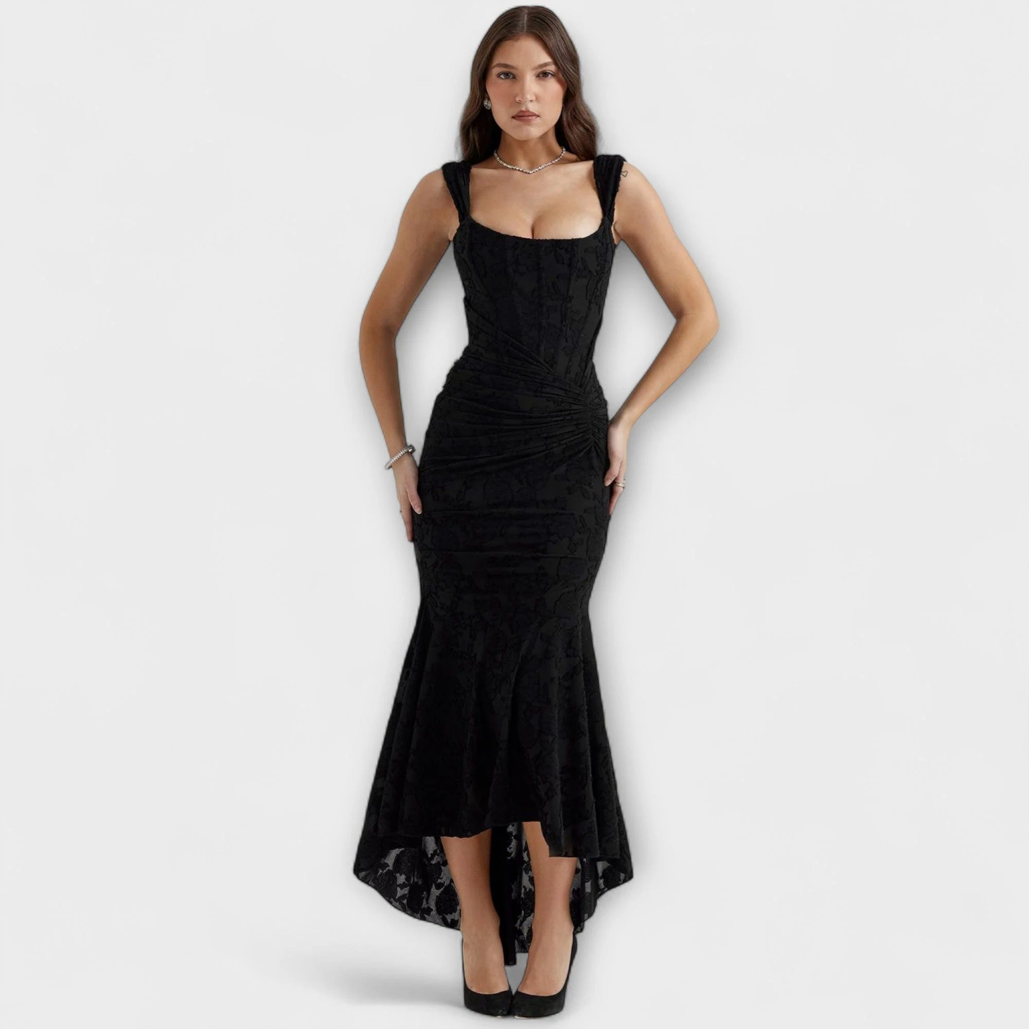 Renske - Stilvolles Maxikleid mit kunstvollem Korsett - Image 51