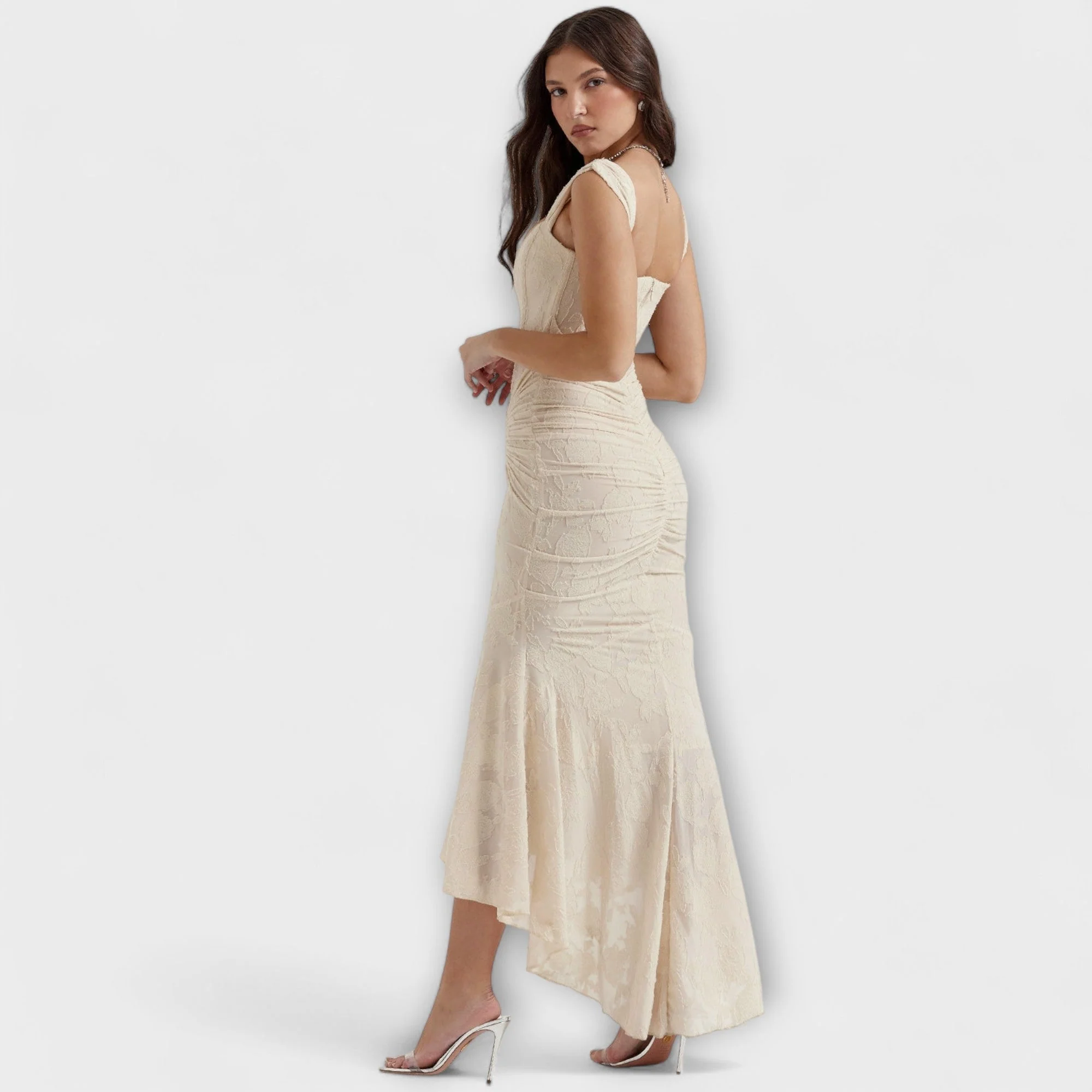 Renske - Stilvolles Maxikleid mit kunstvollem Korsett - Image 8