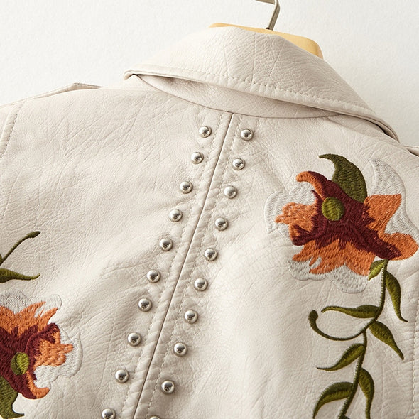 Retro Lederjacke für Damen - Image 3