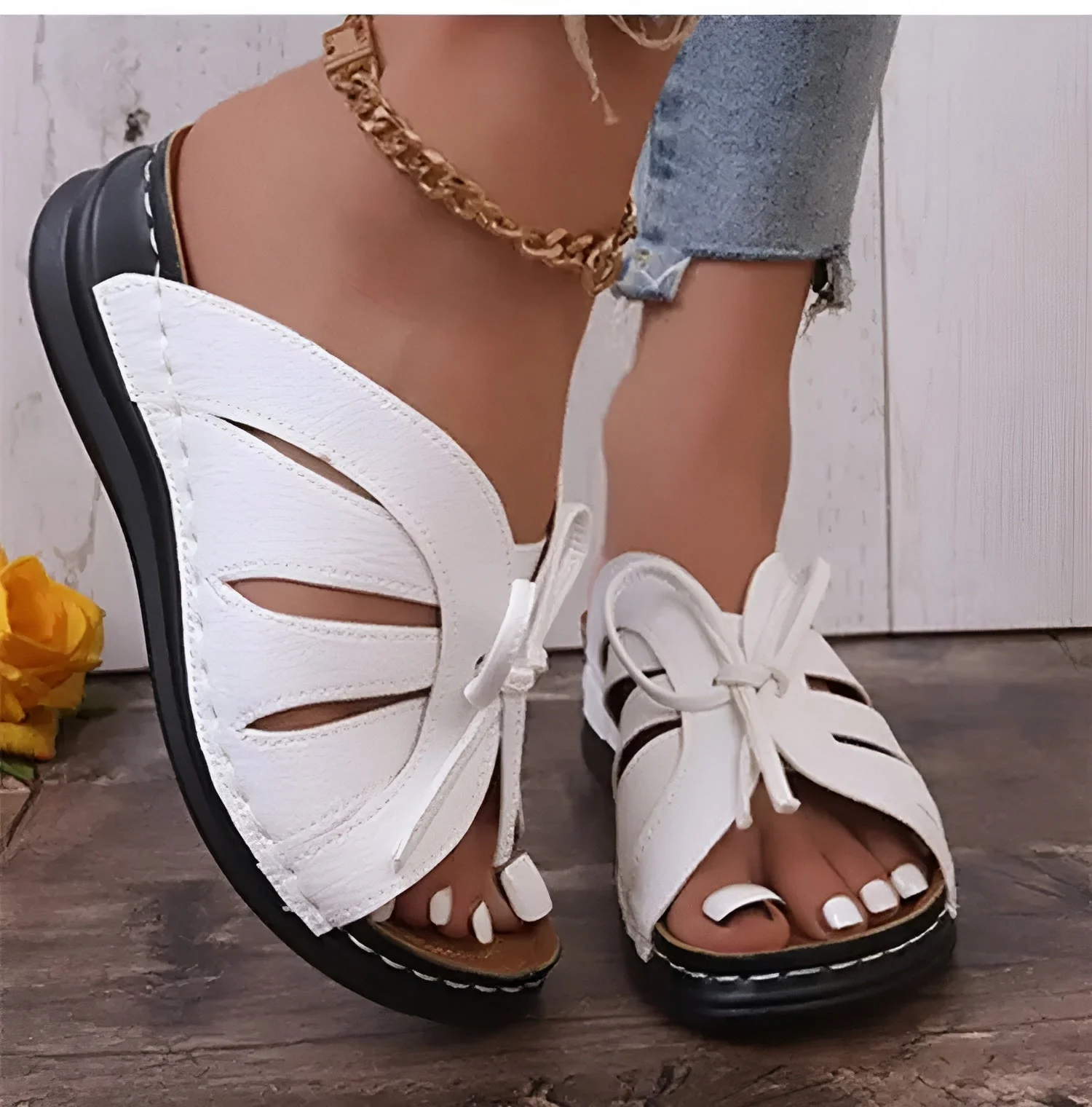 Retro Sandalen Damen – Bequeme orthopädische Schuhe für den Sommer - Image 13