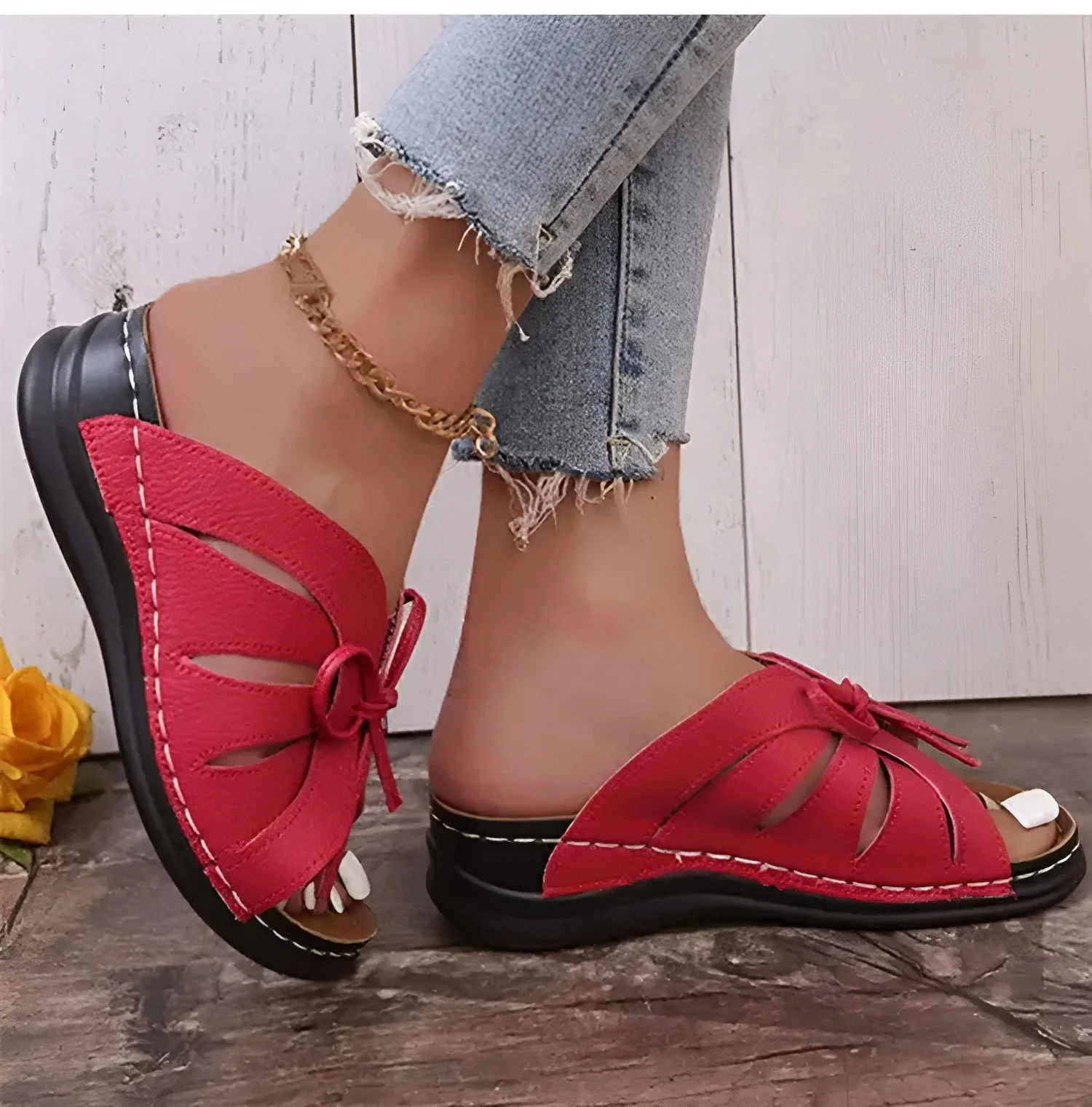 Retro Sandalen Damen – Bequeme orthopädische Schuhe für den Sommer - Image 2