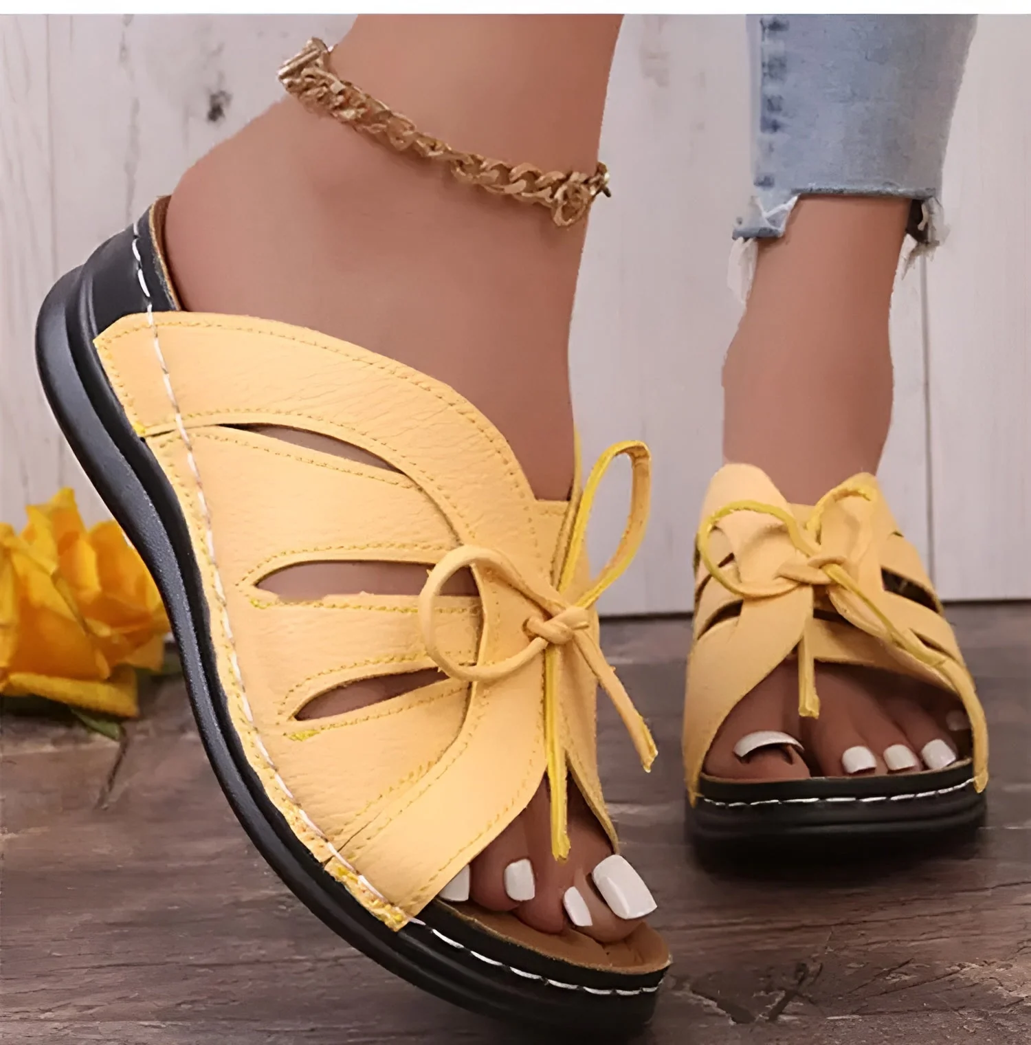 Retro Sandalen Damen – Bequeme orthopädische Schuhe für den Sommer - Image 6