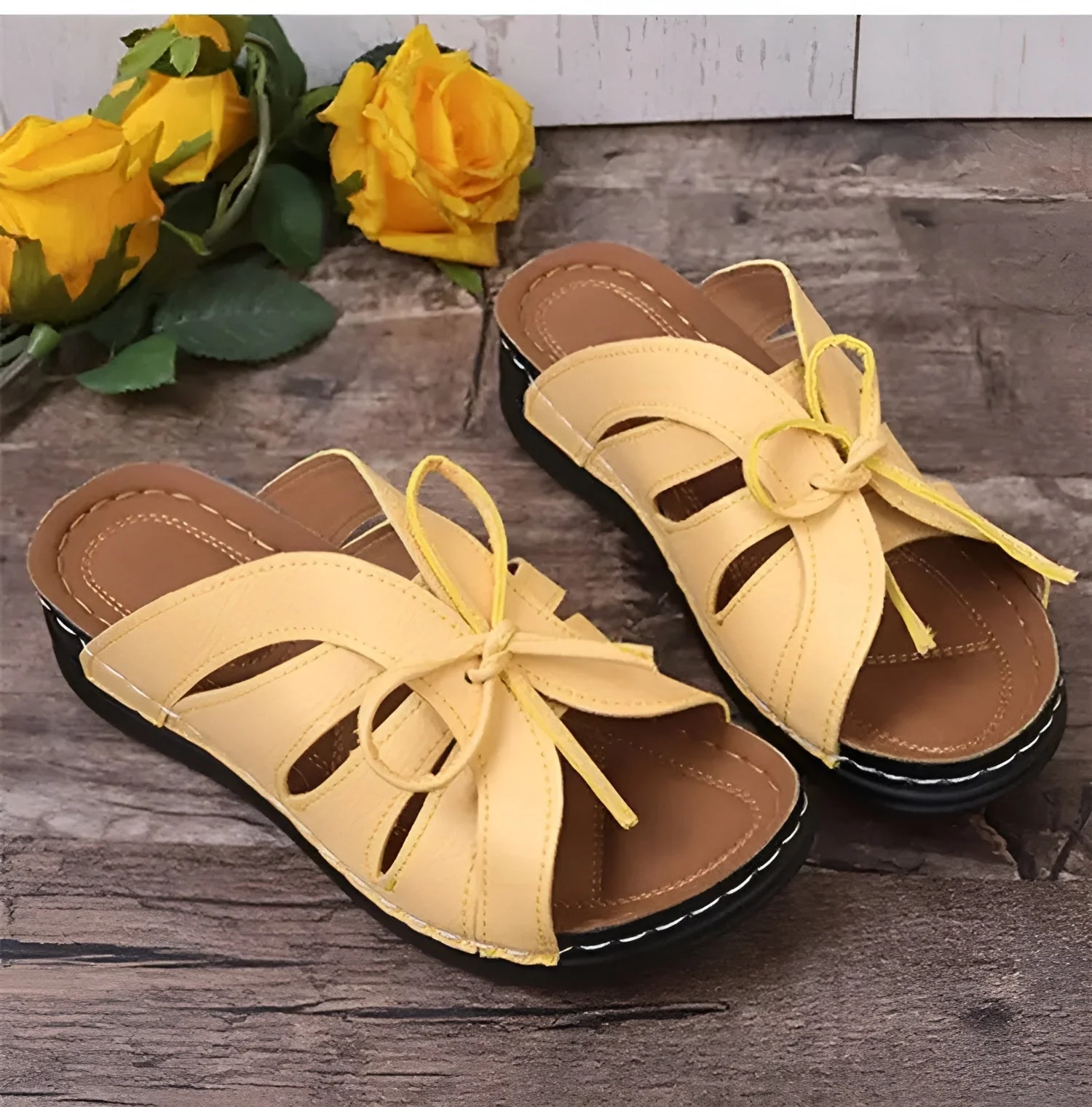 Retro Sandalen Damen – Bequeme orthopädische Schuhe für den Sommer - Image 9