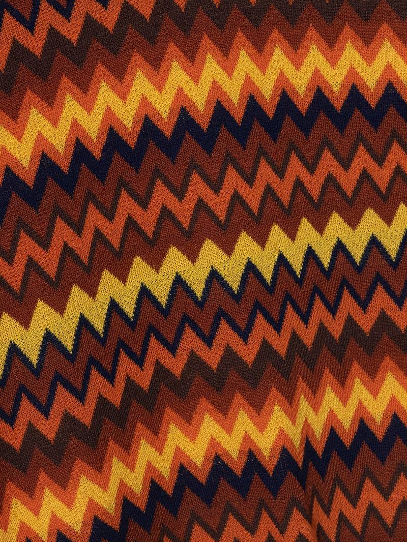 Retro-Strickpolo mit Zickzack-Muster - Image 4