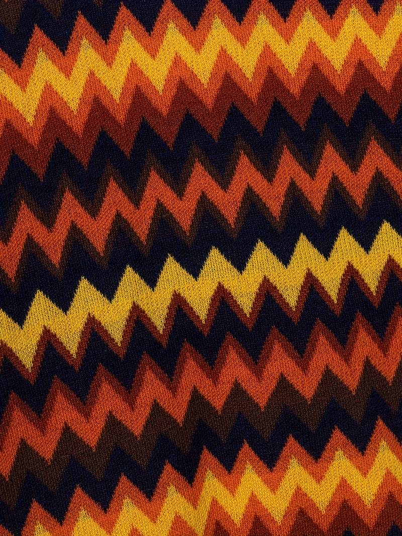 Retro-Strickpolo mit Zickzack-Muster - Image 8