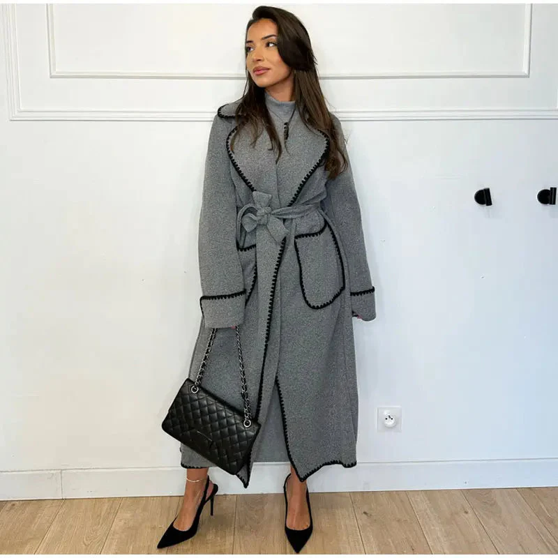 Revers-Taschenmantel für Damen - Image 13