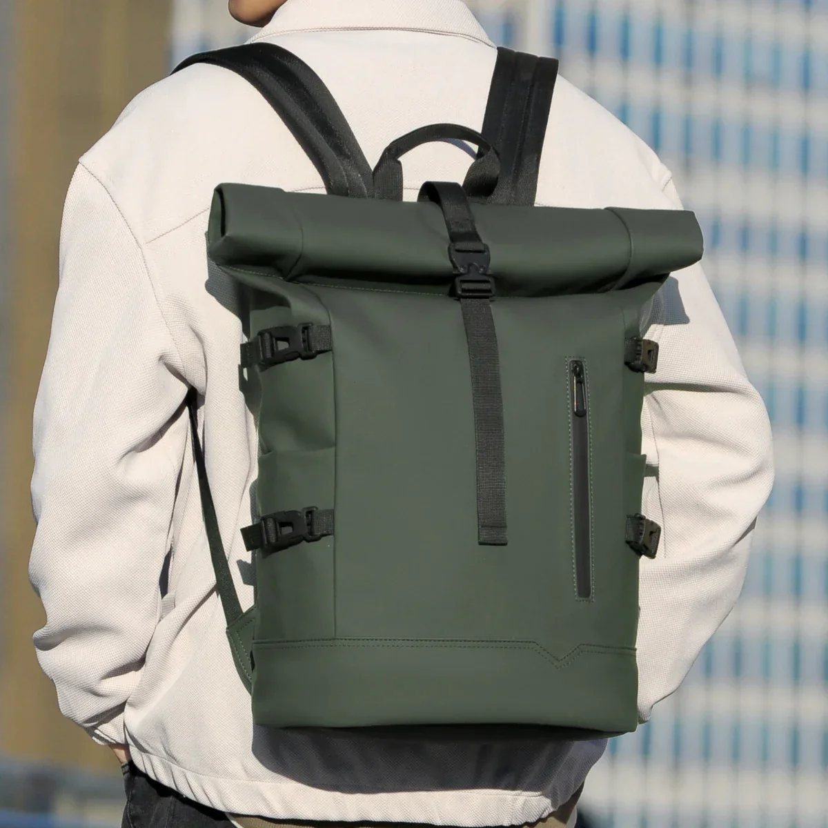 Rexo | Geräumiger Unisex Rucksack für Business und Reisen