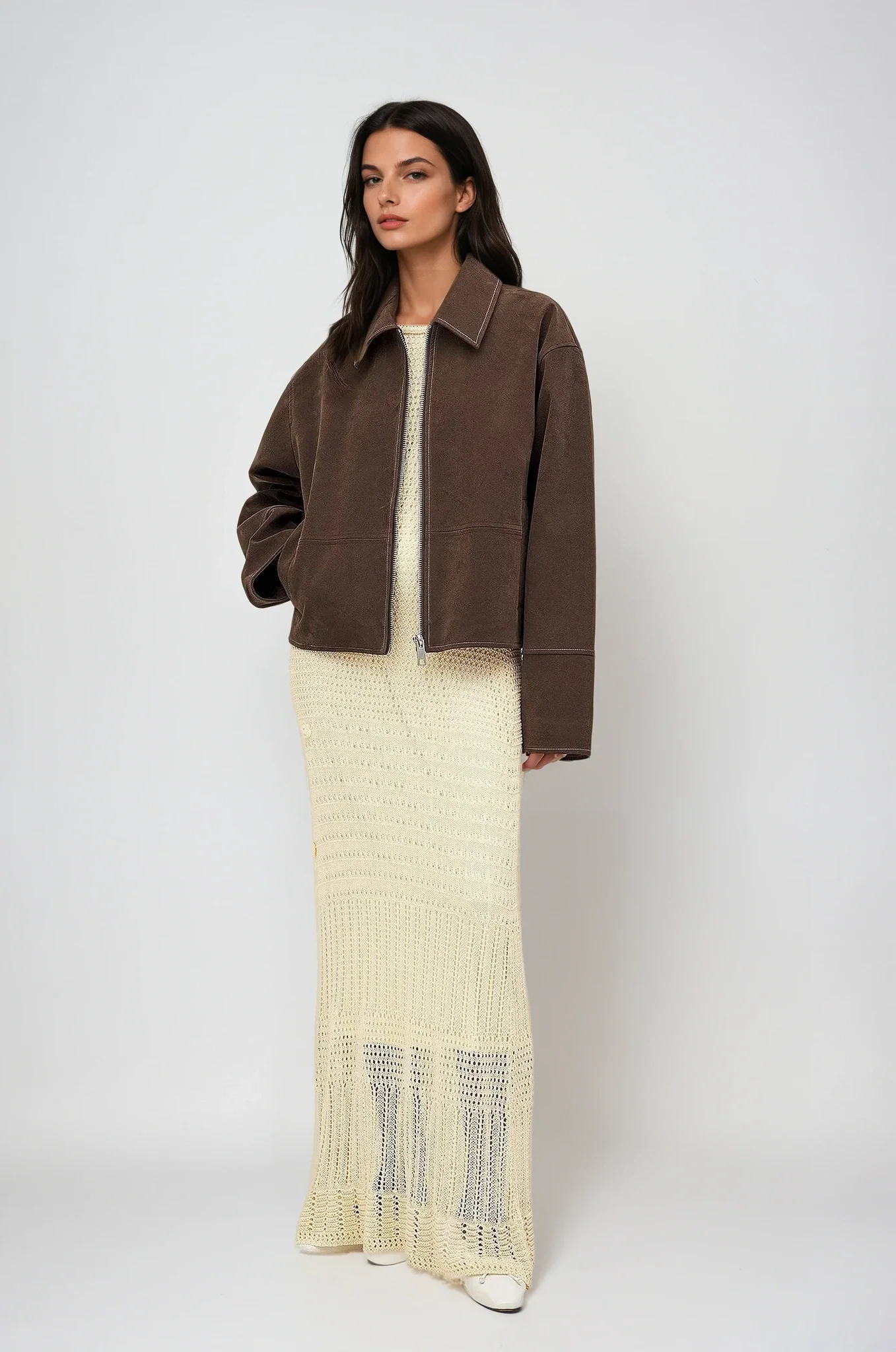 Rhea | Gerade Geschnittene Jacke mit Reißverschluss - Image 4
