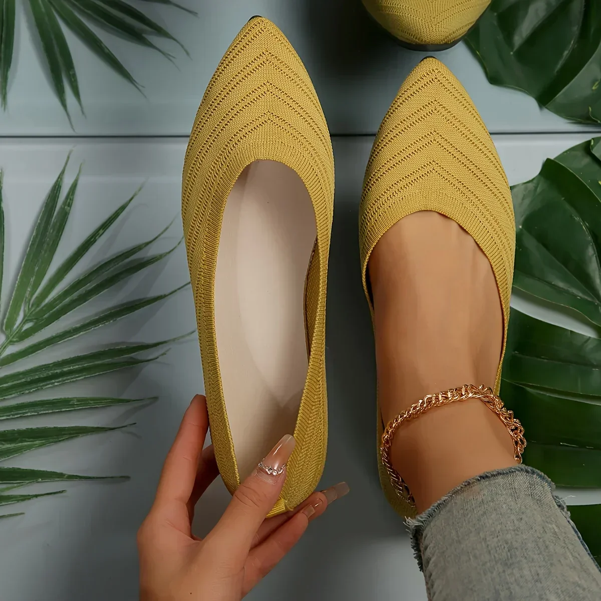 Rhia – Leichte Strick-Slipper - Image 3