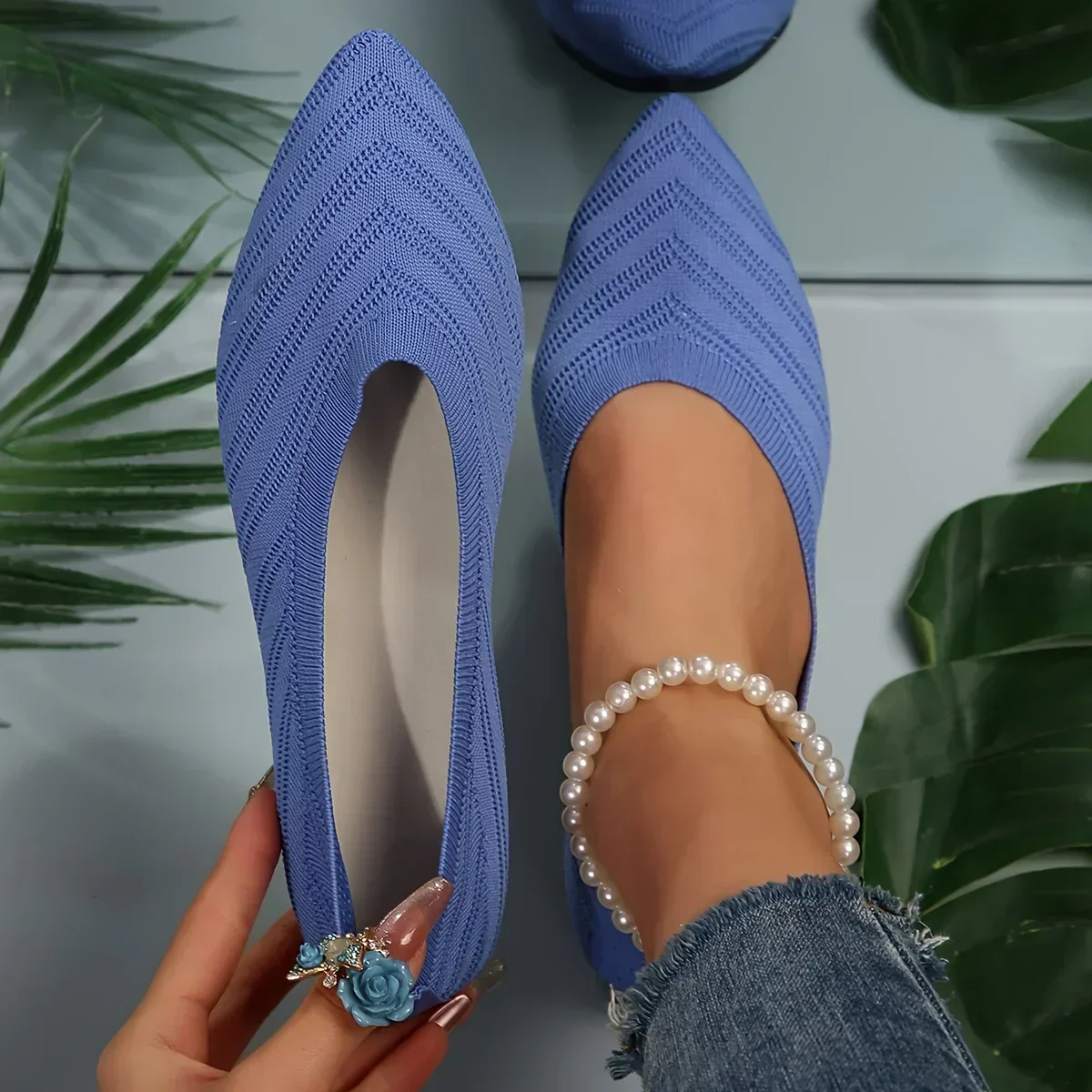 Rhia – Leichte Strick-Slipper - Image 5