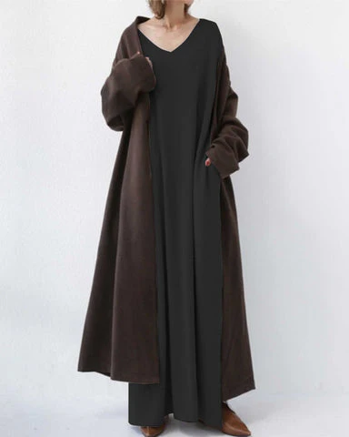 Ricarda- Sommerliches Maxikleid aus Baumwoll Leinen Mix - Image 3