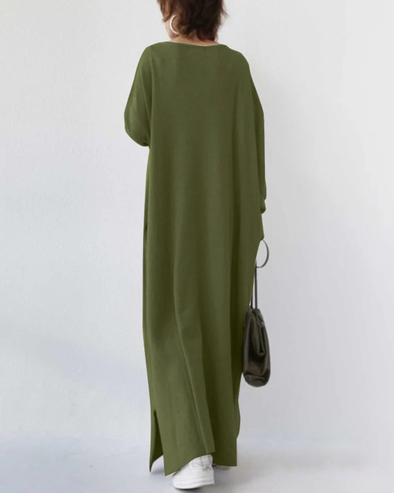 Ricarda- Sommerliches Maxikleid aus Baumwoll Leinen Mix - Image 6