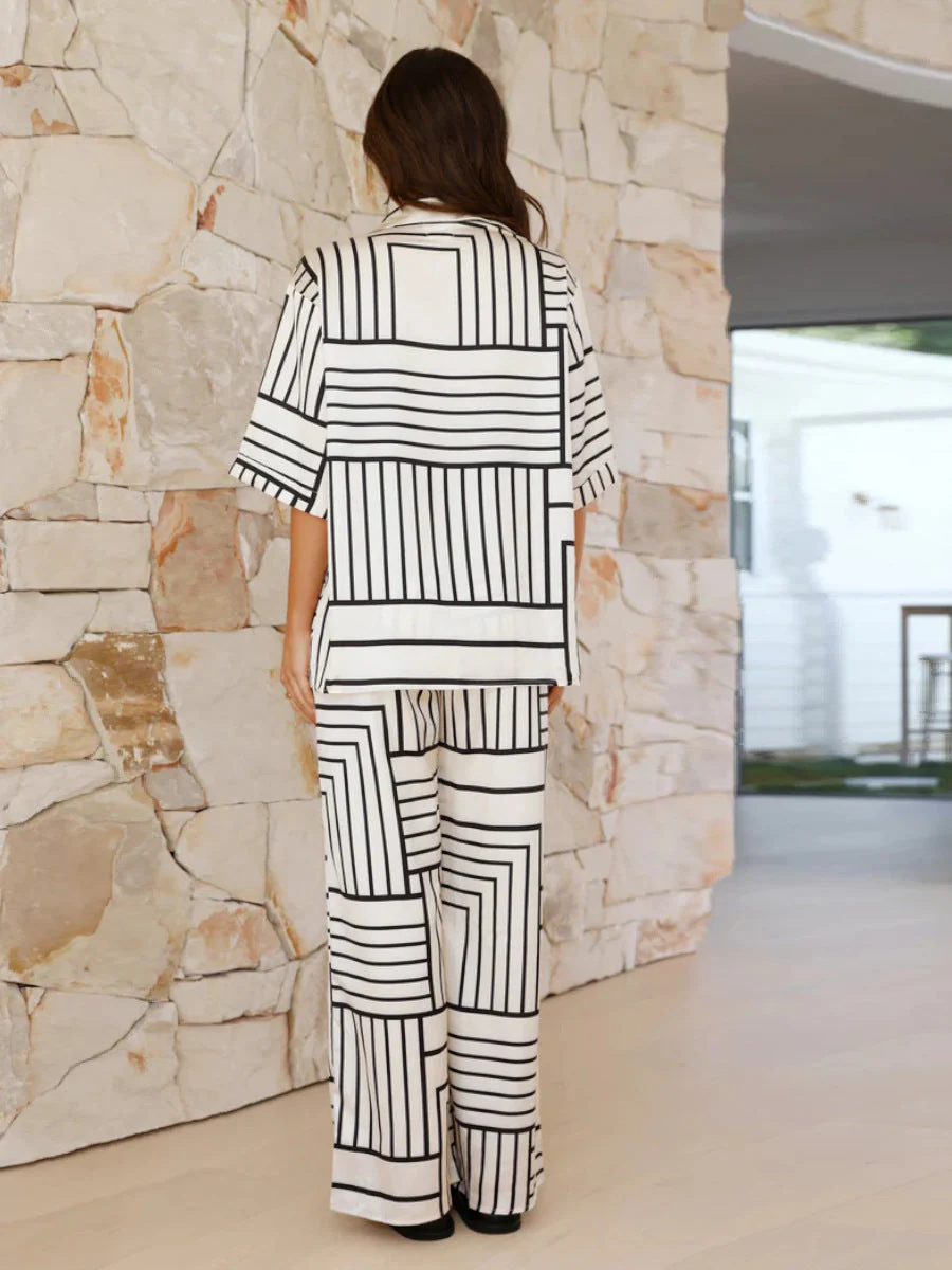 Rieke | Schickes zweiteiliges bedrucktes Co-Ord Set - Image 2