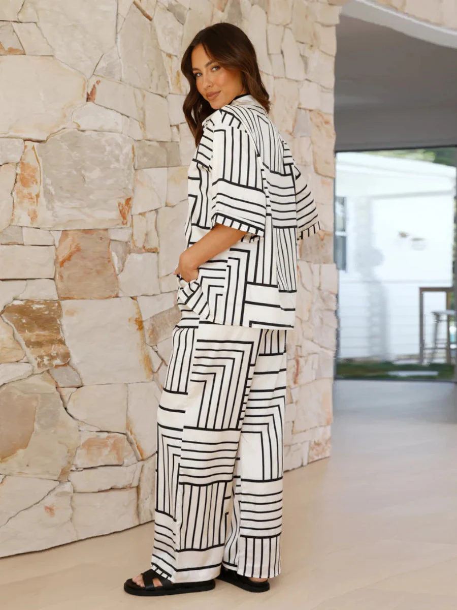 Rieke | Schickes zweiteiliges bedrucktes Co-Ord Set - Image 3