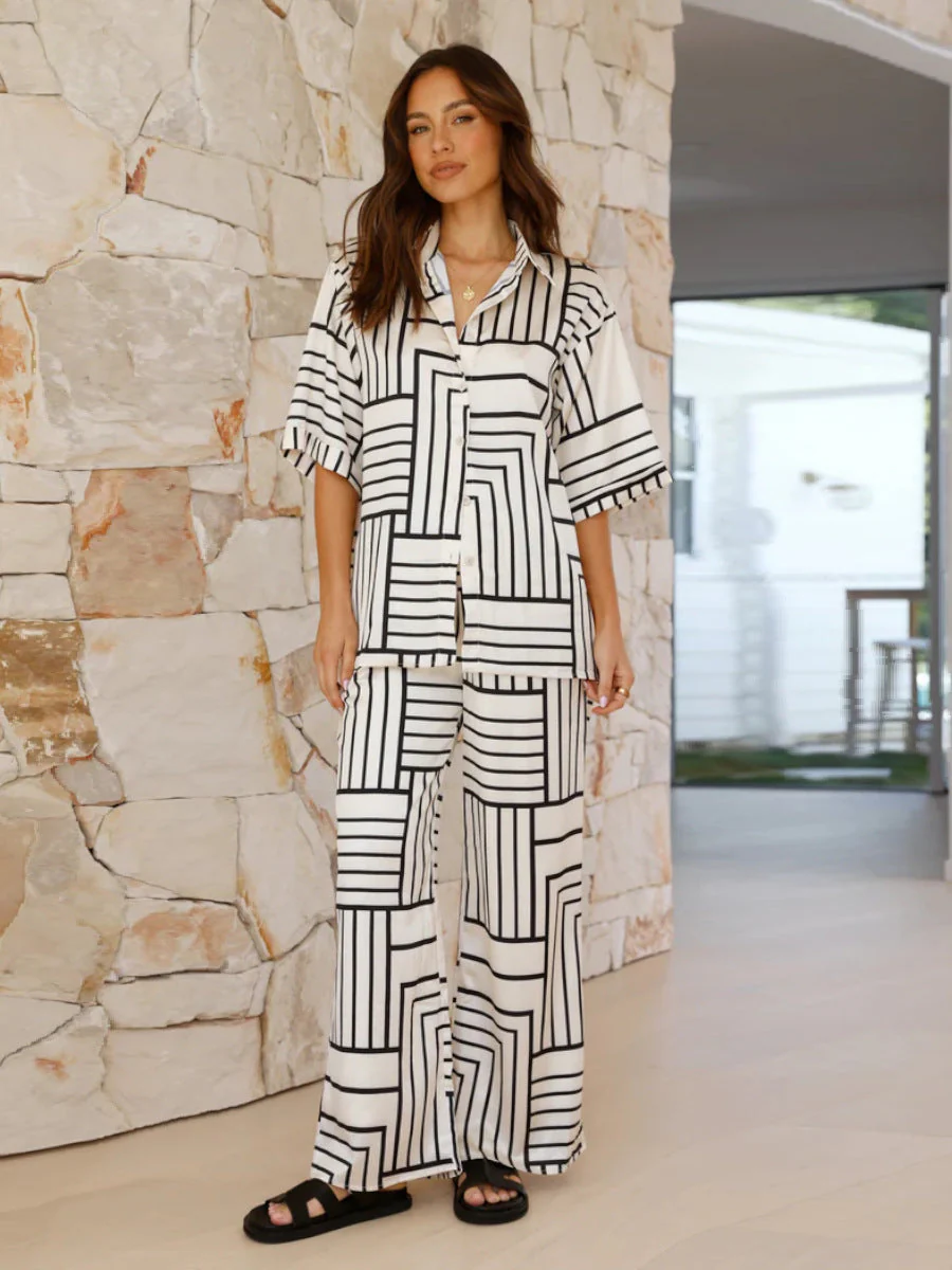 Rieke | Schickes zweiteiliges bedrucktes Co-Ord Set - Image 5