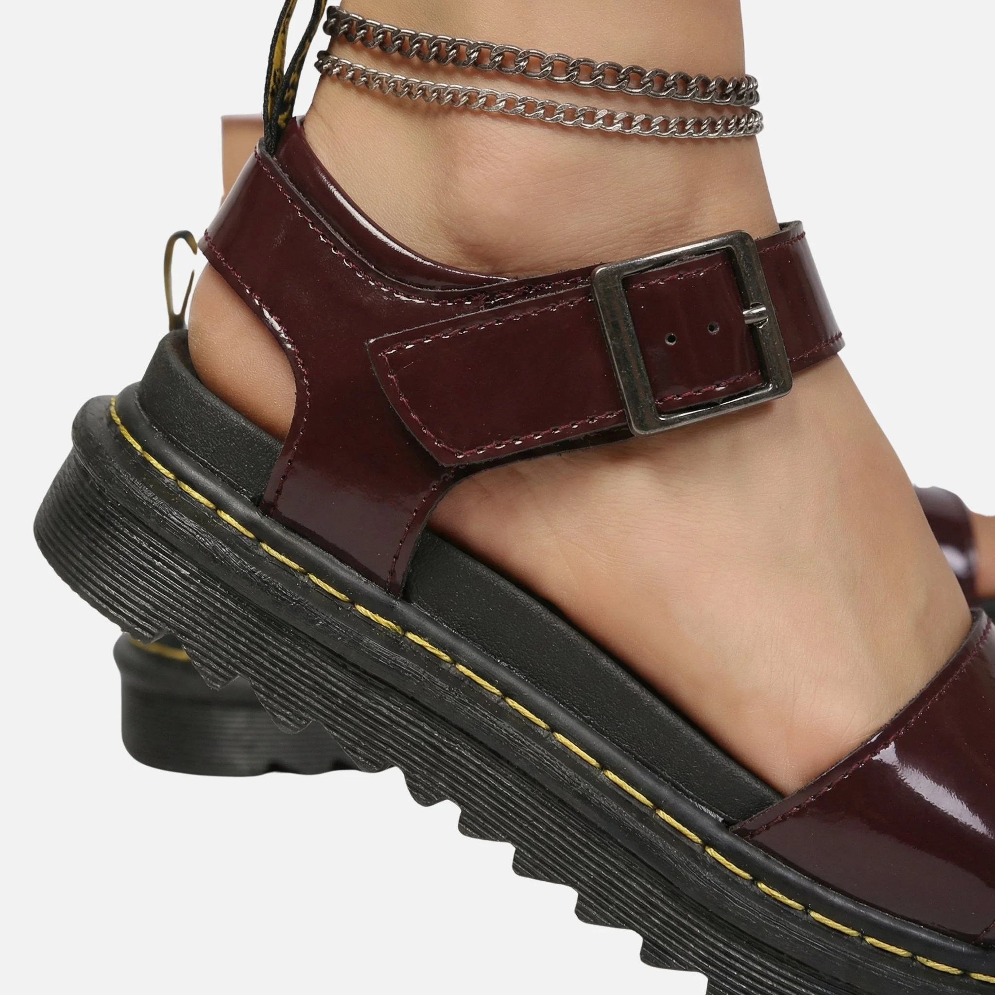 Elena | Damen Riemchensandalen Plateausohle Schnalle – Plateau Sandalen Sommer - Image 5