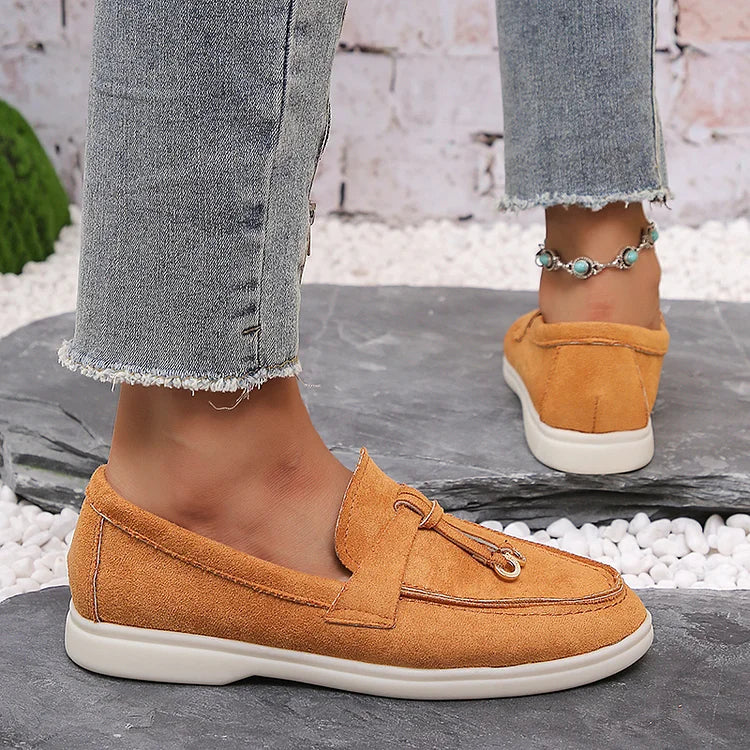 Rilena - Elegante Loafers mit dekorativen Nahtdetails in Knotenform - Image 4