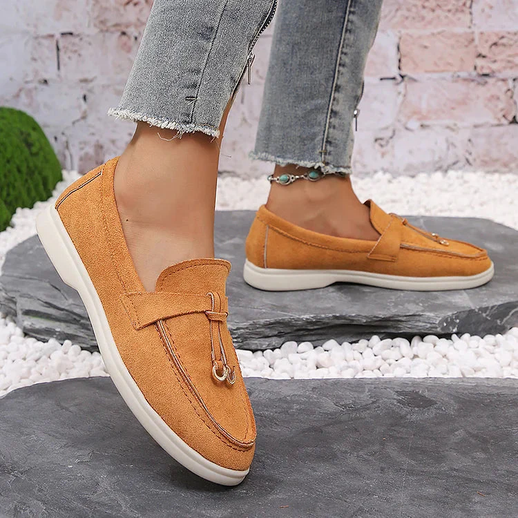 Rilena - Elegante Loafers mit dekorativen Nahtdetails in Knotenform - Image 9
