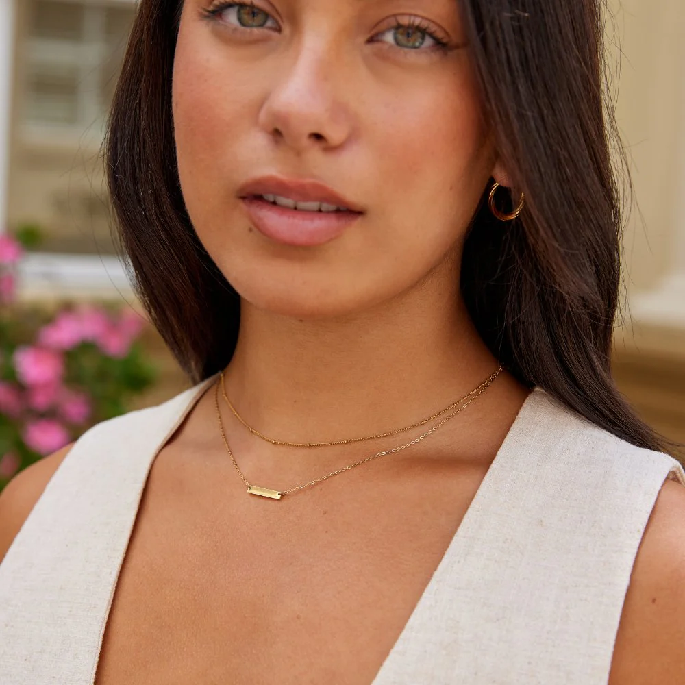 Rina Goldbarren Halskette - Image 4