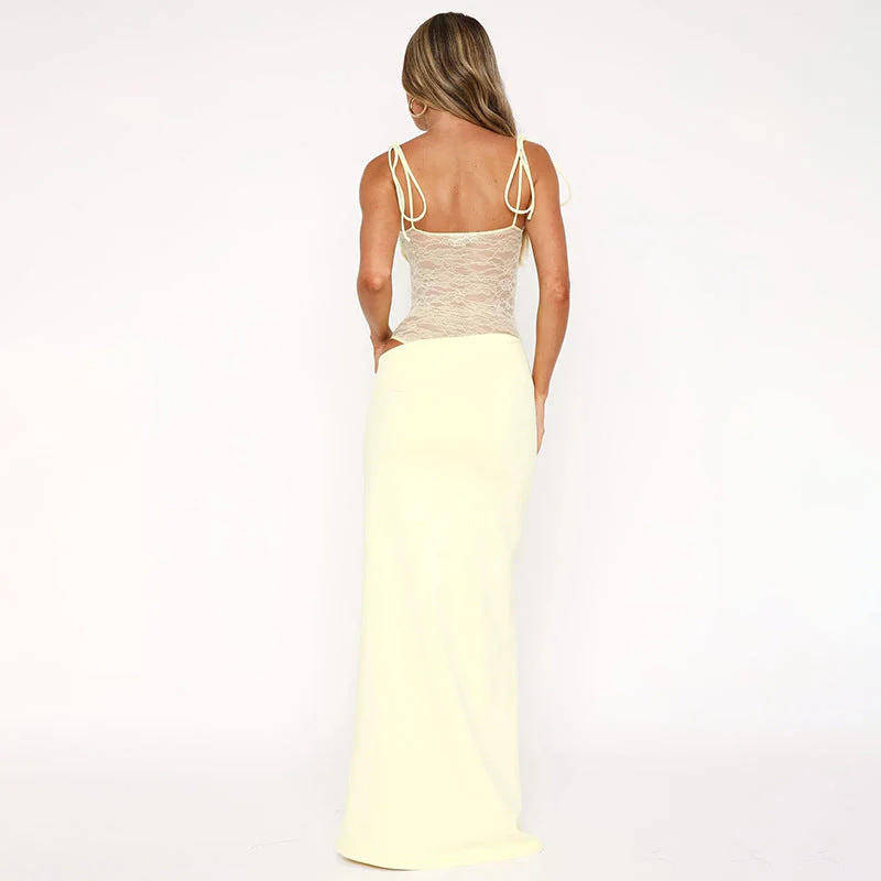 Rina | Lange Spitzenkleid - Image 6