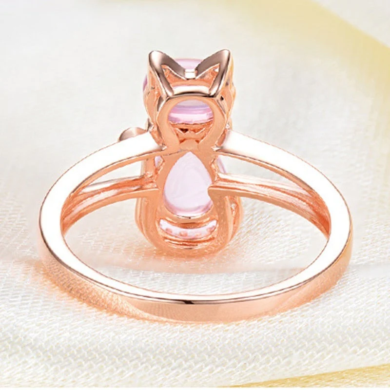 Ring Katze in Roségold - Image 2