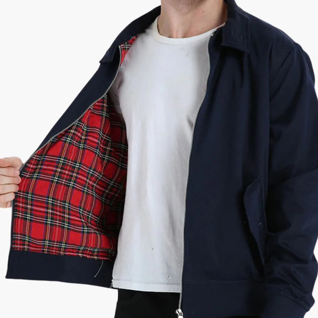 Rippbündchen Harrington Jacke für Herren - Image 13