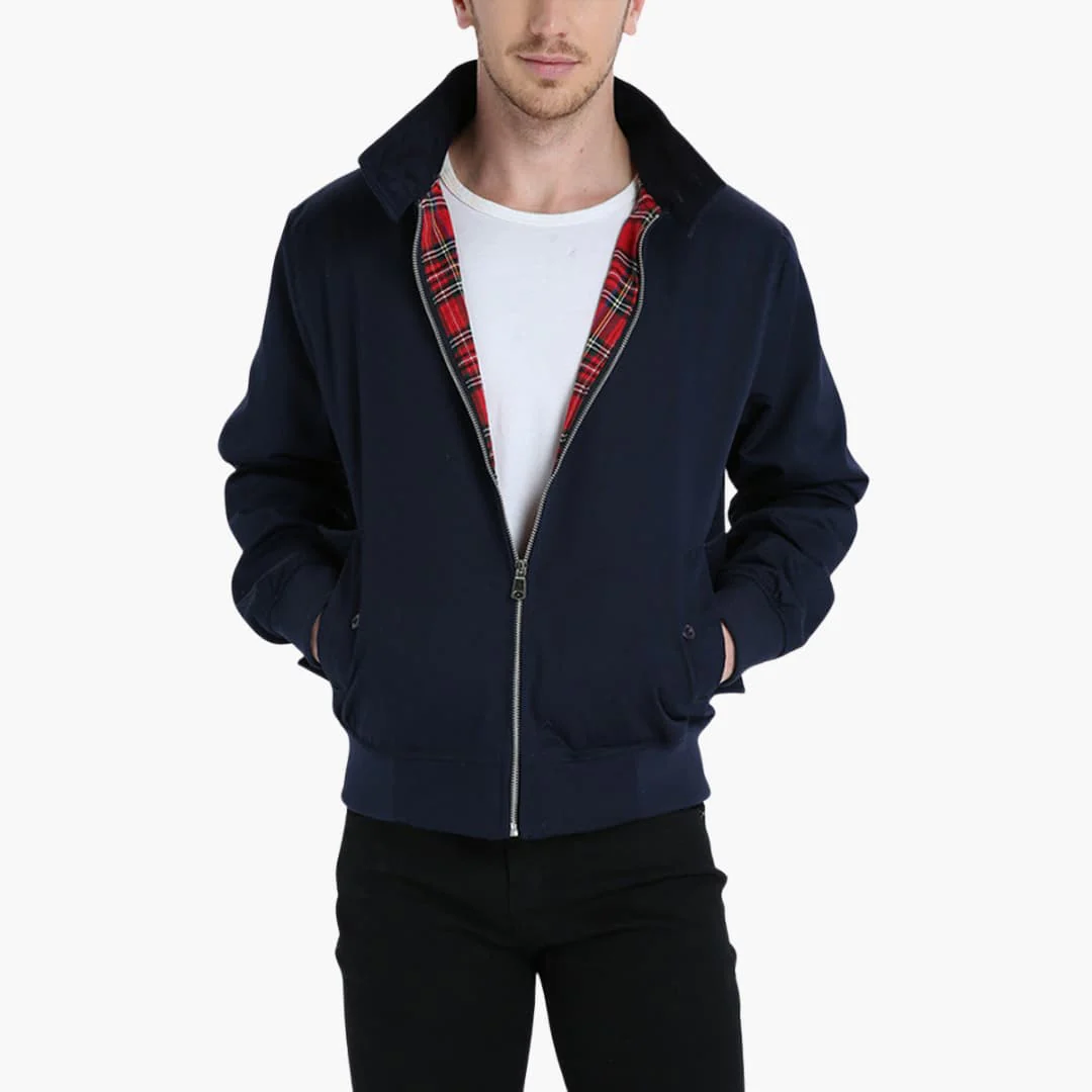Rippbündchen Harrington Jacke für Herren - Image 7