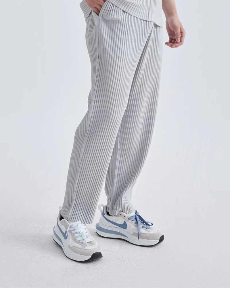 Robert | Lockere Passform Elastischer Bund Baumwoll-Rippstrick-Hose - Image 4