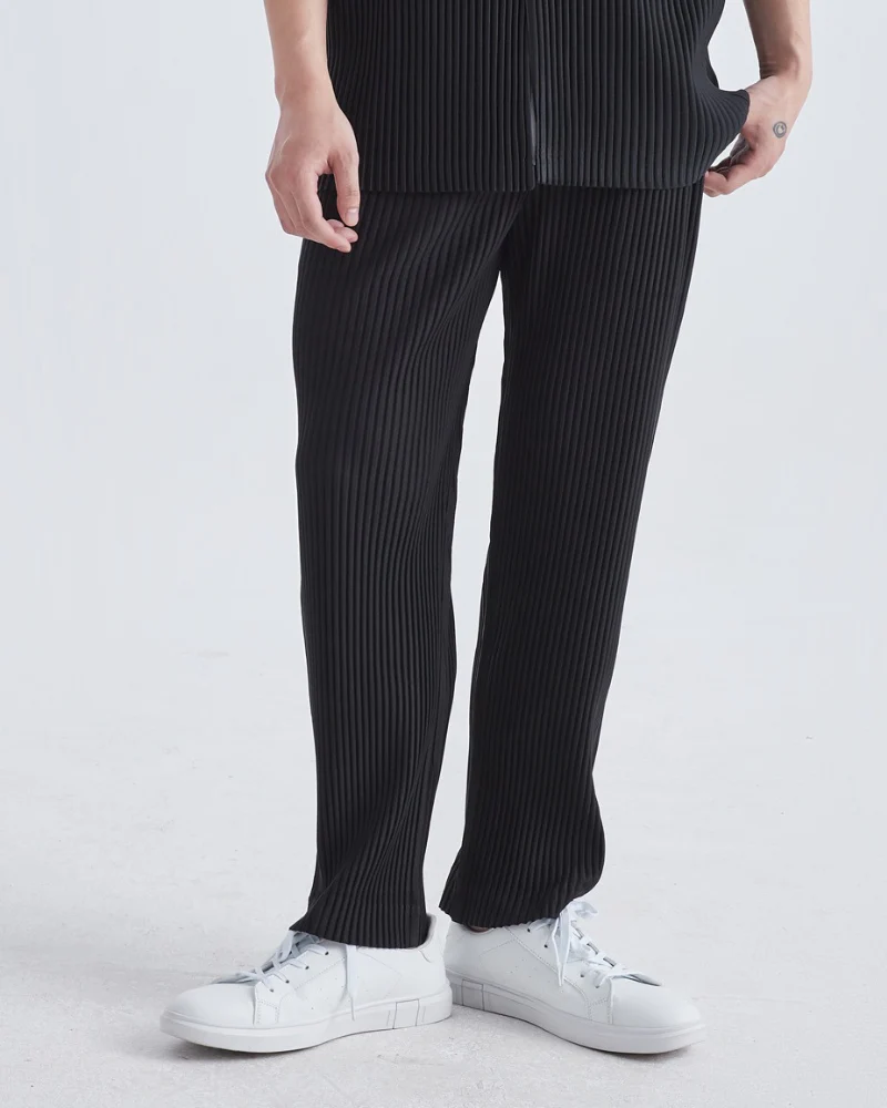 Robert | Lockere Passform Elastischer Bund Baumwoll-Rippstrick-Hose - Image 5