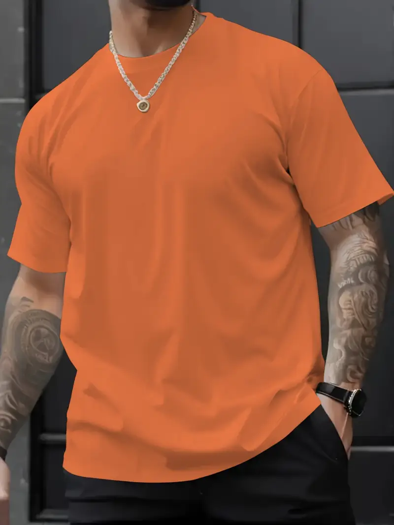 Roberto- Herren Casual Rundhals Shirt - Image 3