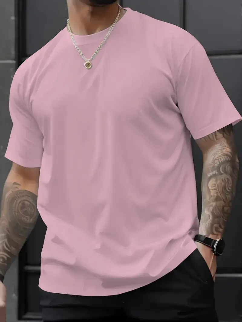 Roberto- Herren Casual Rundhals Shirt - Image 5