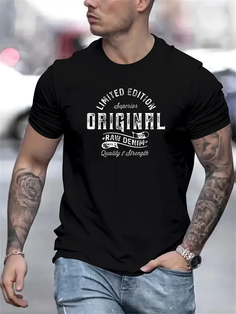 Robin- Herren Casual Rundhals-Shirt - Image 4