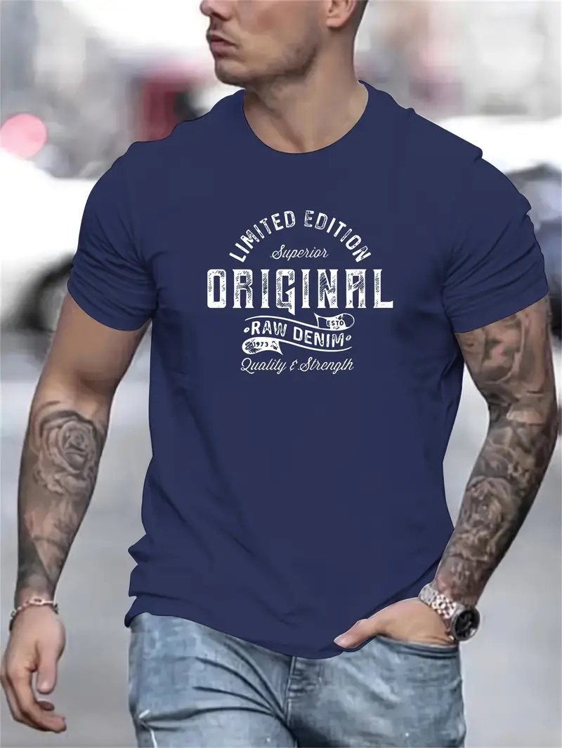 Robin- Herren Casual Rundhals-Shirt - Image 5