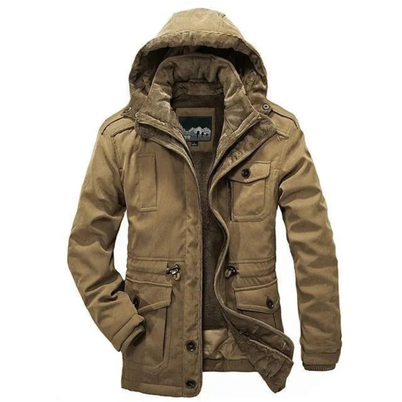 Robuste Winterjacke mit Kapuze für Herren | Warme - Image 3