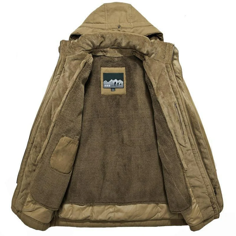 Robuste Winterjacke mit Kapuze für Herren | Warme - Image 4