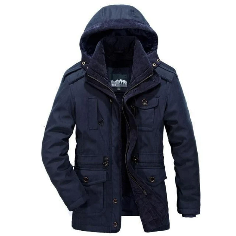 Robuste Winterjacke mit Kapuze für Herren | Warme - Image 6