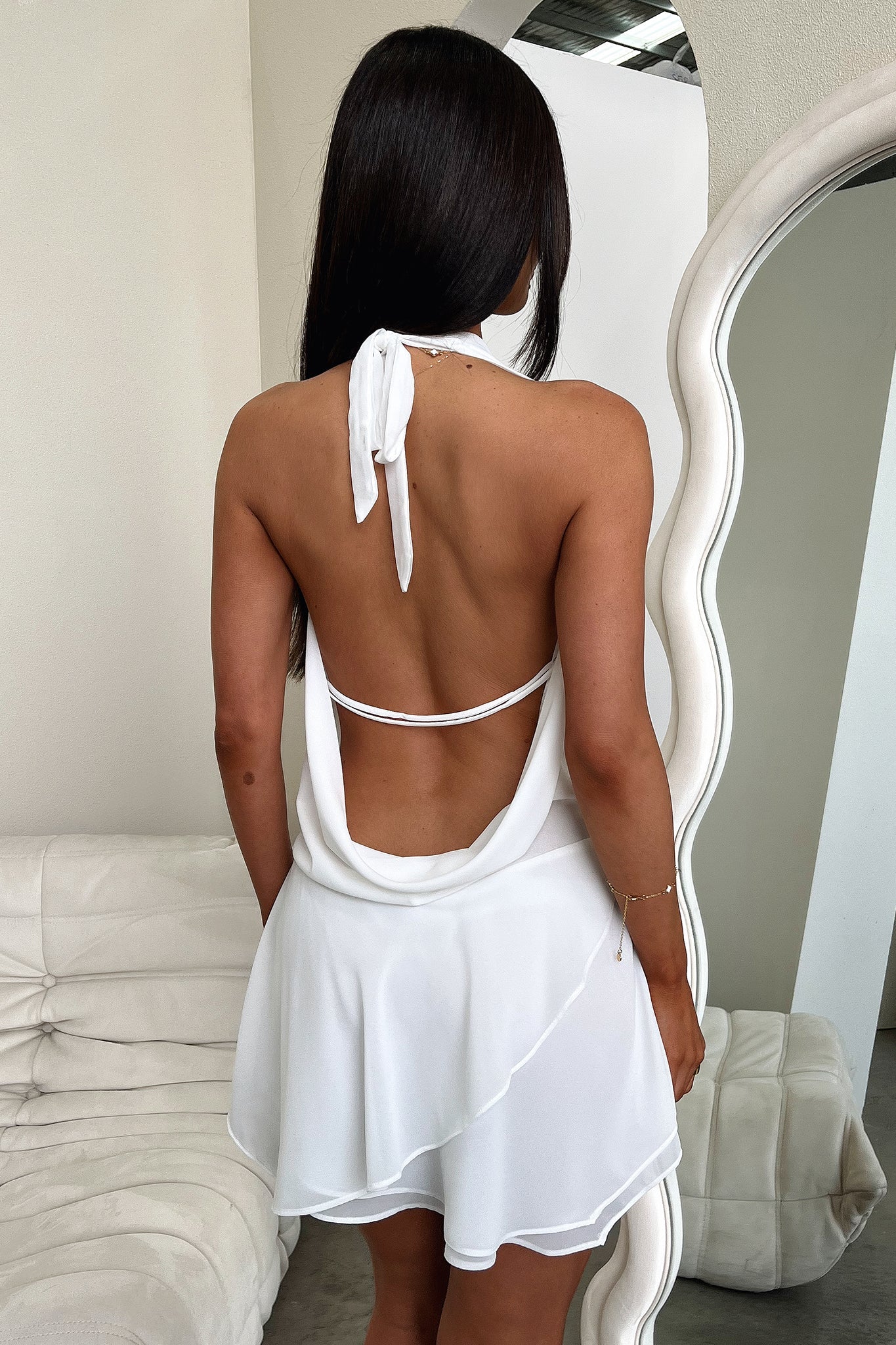 Roma | Plissiertes Mini-Kleid mit Rückenfreiem Schnitt - Image 7